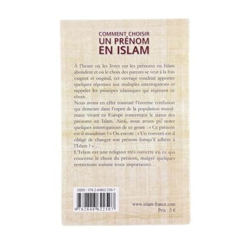 comment choisir un prénom en islam Tawhid Livre Islam Femme 9782848622507 Librairie Musulmane Al-imen