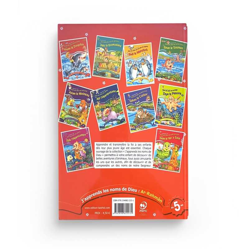 J'apprends que Allah est celui qui pardonne avec Youmi le dauphin Tawhid Livre Islam Enfant 9782848622231 Librairie Musulmane Al-imen