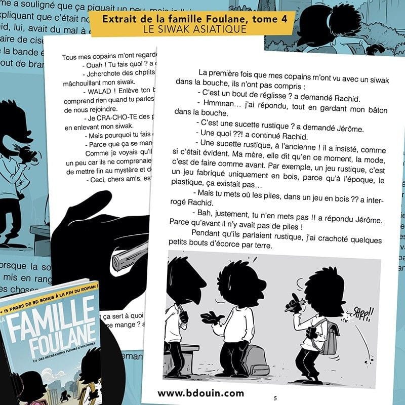 La famille Foulane (tome 4) - Des récréations pleines d'histoires - Bdouin BDouin Livre Islam Enfant 9789998797864 Librairie Musulmane Al-imen