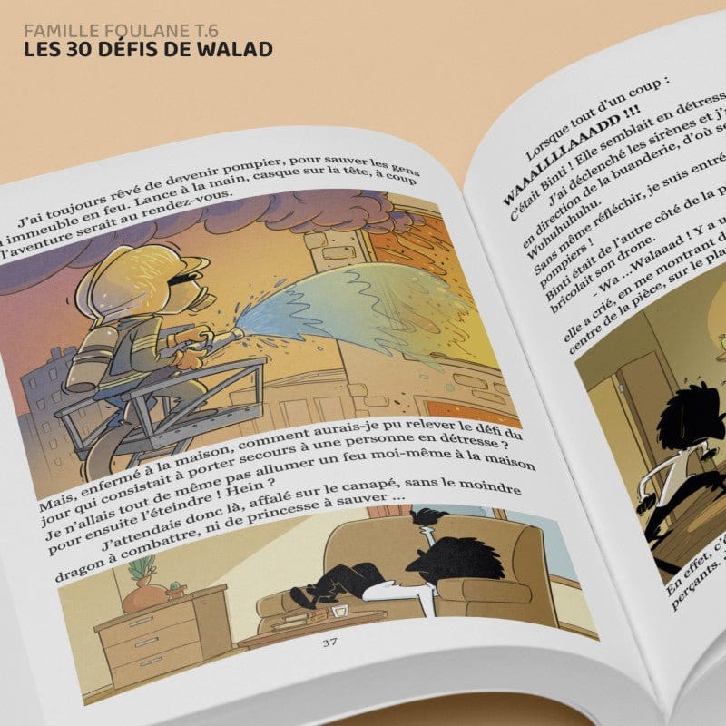La Famille Foulane - TOME 6 : LES 30 DÉFIS DE WALAD - Bdouin BDouin Livre Islam Enfant 9789998797826 Librairie Musulmane Al-imen