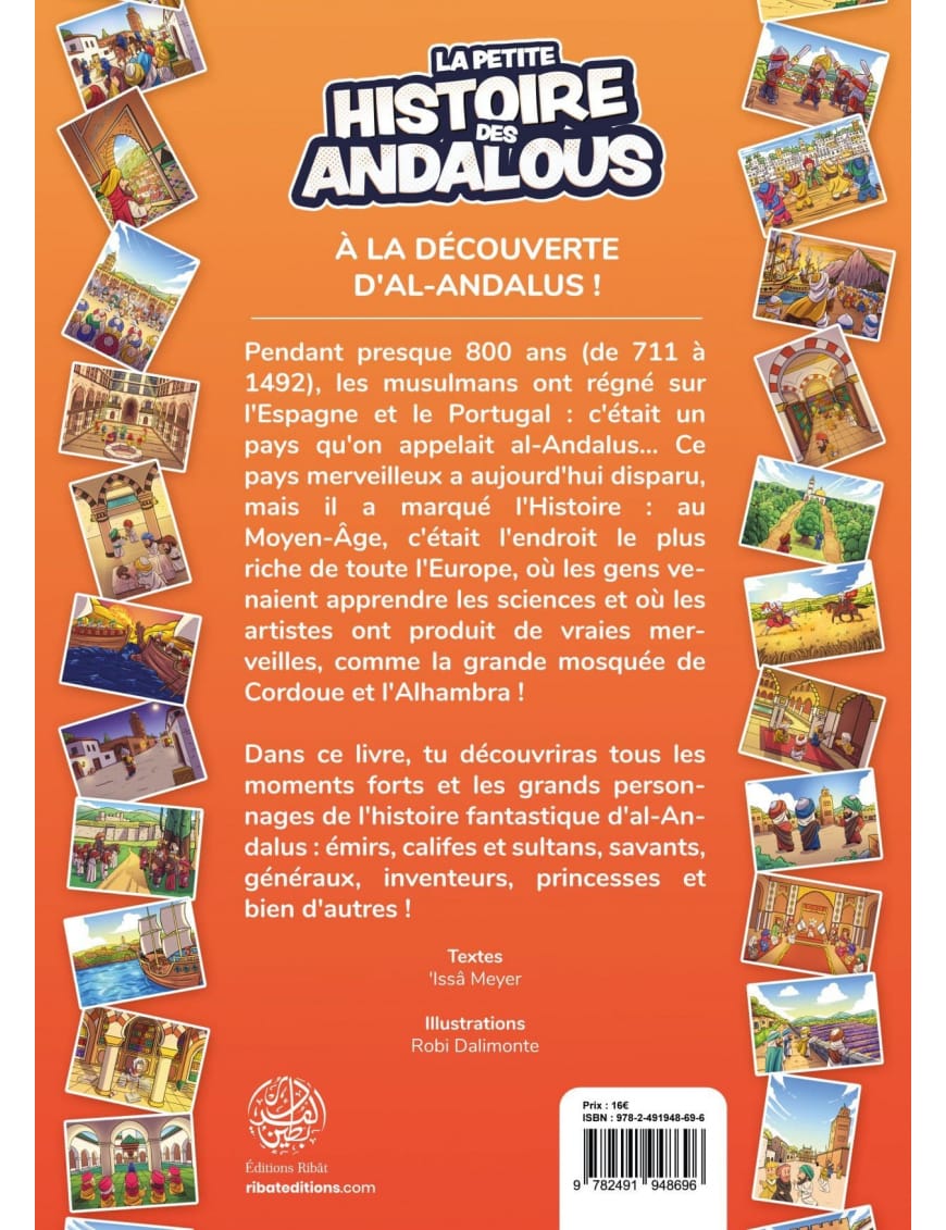 La petite histoire des Andalous - Ribât - Éditions Ribât Ribât Livre Islam Enfant 9782491948696 Librairie Musulmane Al-imen