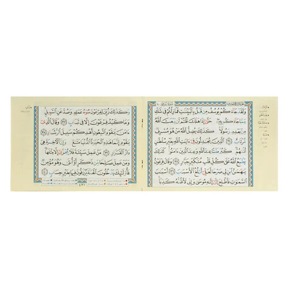 Le Coran Tajwid en 30 parties avec sac de transport - Chaque page en deux sections avec signification des mots (17x24 cm) Dar Al Ma'rifa Coran/Qur'an > Tajwid Hafs 9789933573072 Librairie Musulmane Al-imen