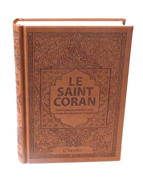 Le Saint Coran Arabe / Français / Phonétique — Couverture Cuir Marron | Orientica | Édition de Luxe Orientica Coran / Qur'an > Arabe Français Phonétique 9782356352033 Librairie Musulmane Al-imen