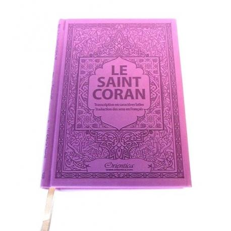 Le Saint Coran - Arabe / Français / Phonétique - Couverture en cuir mauve-violet Orientica Coran / Qur'an > Arabe Français Phonétique 5430000361866 Librairie Musulmane Al-imen