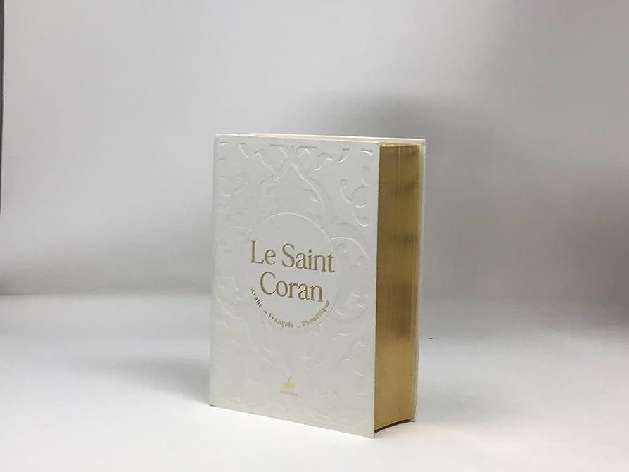 Coran Le Saint Coran Arabe Francais Phonetique Dorure Format Moyen...