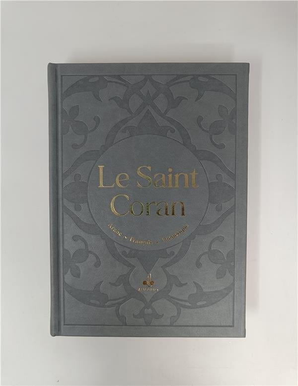 Coran Le Saint Coran En Francais Arabe Et Phonetique Dorure Format...