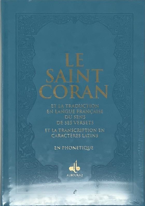 Coran Le Saint Coran En Francais Arabe Et Phonetique Dorure Format...
