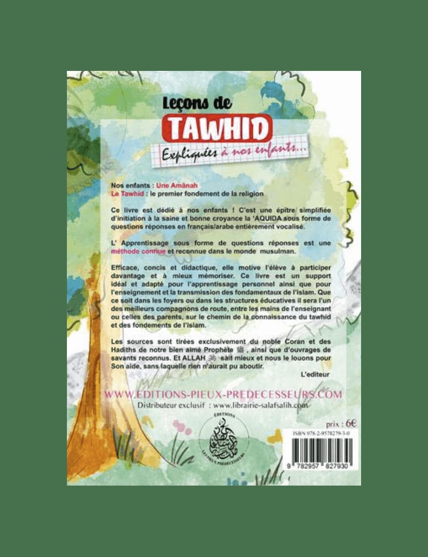 Leçons de tawhid expliquées à nos enfants – version fille - Éditions Pieux Prédécesseurs - Pieux Prédécesseurs Pieux Prédécesseurs Livre Islam Tawhid Enfant 9782957827947 Librairie Musulmane Al-imen