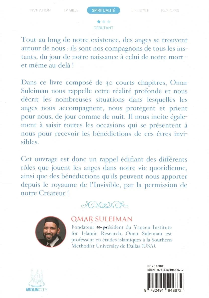 Les Anges Autour de nous par Omar Suleiman MuslimCity Livre > Islam 9782491948672 Librairie Musulmane Al-imen