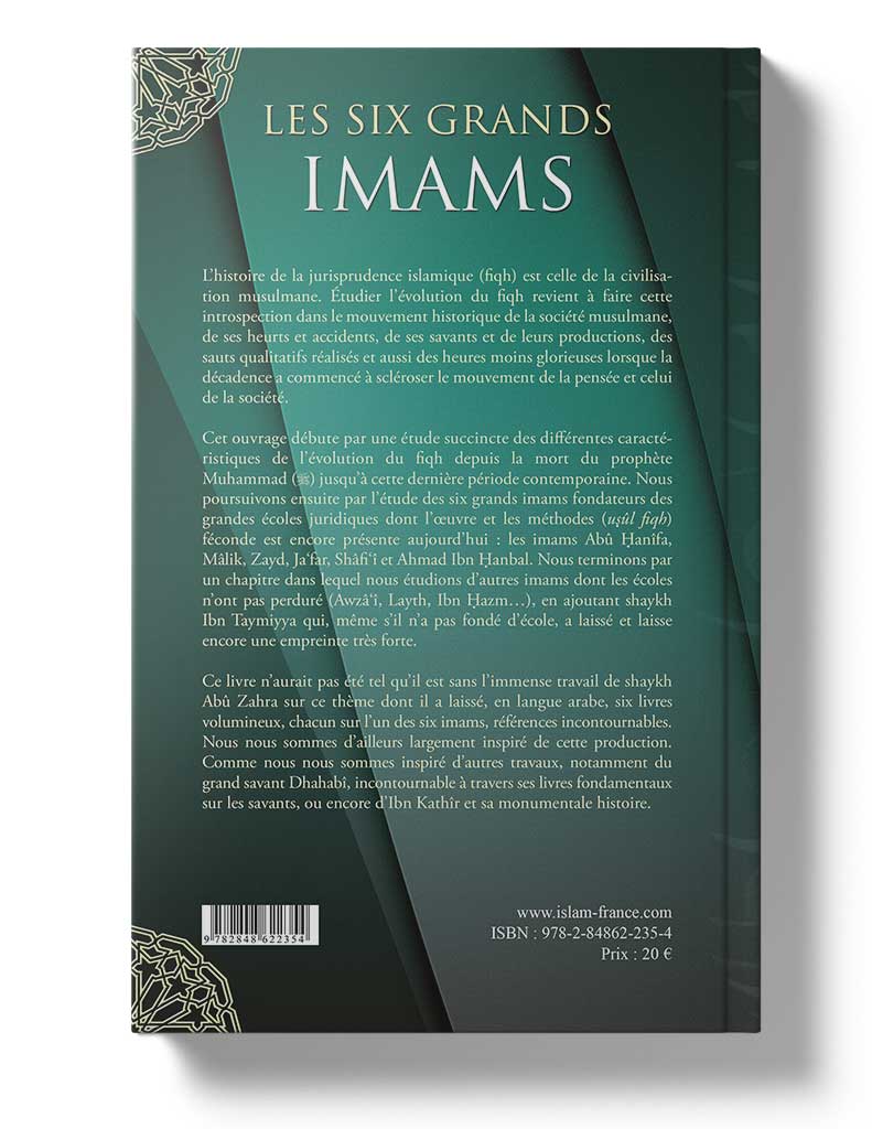 Les six grands Imams - Éditions Tawhid Tawhid Livre > Islam > Biographie 9782848622354 Librairie Musulmane Al-imen