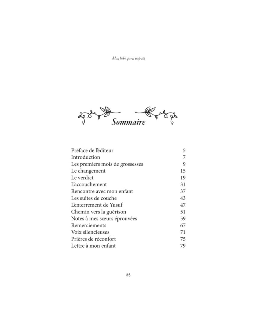 Mon Bébé parti trop tôt - Belkiz Taylan - Al Imam - Éditions Al Imam Al imam Livre Islam Femme 9782493631114 Librairie Musulmane Al-imen