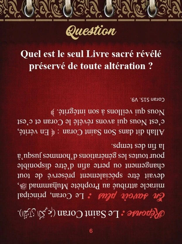 Muslim Challenge – Le Coran et les livres saints Orientica Livre > Islam 9782356352903 Librairie Musulmane Al-imen