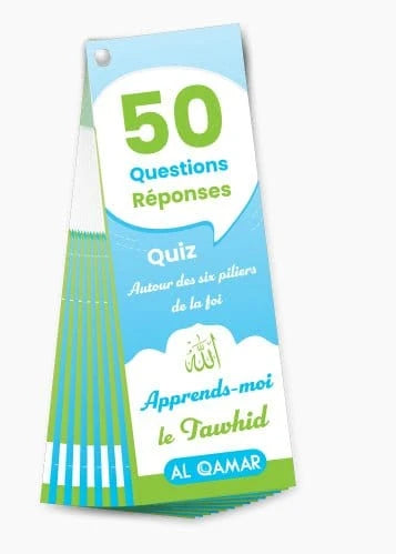 Quiz Apprends-moi le Tawhid (50 Questions-Réponses) Al-Qamar Jeu Islam 9782490681259 Librairie Musulmane Al-imen