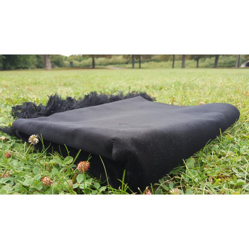 Tapis de Prière Velours Luxe couleur unie - NOIR D'IVOIRE Sana Tapis de prière > Velours 3700495419369 Librairie Musulmane Al-imen