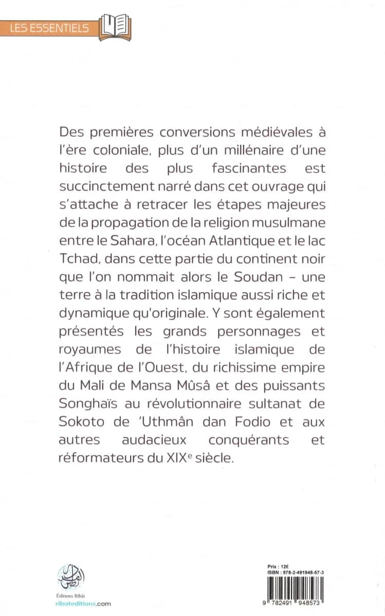 Livre Une Breve Histoire De L Afrique De L Ouest Islamique Par Iss... de issa-meyer
