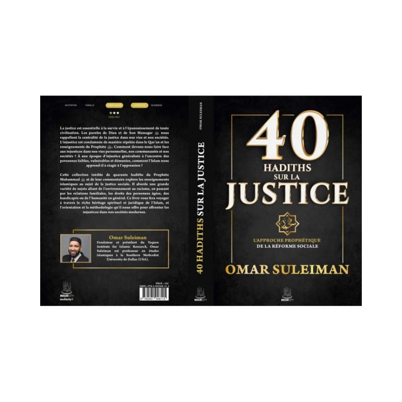 40 HADITHS SUR LA JUSTICE - Omar Suleiman - MuslimCity MuslimCity Livres > Islam > Hadith 9782491948115 Librairie Musulmane Al-imen
