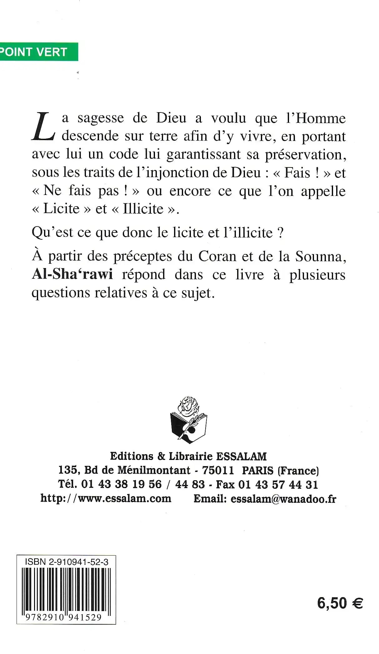 Verso Le licite et l'illicite - Al Sha'rawi - Essalam