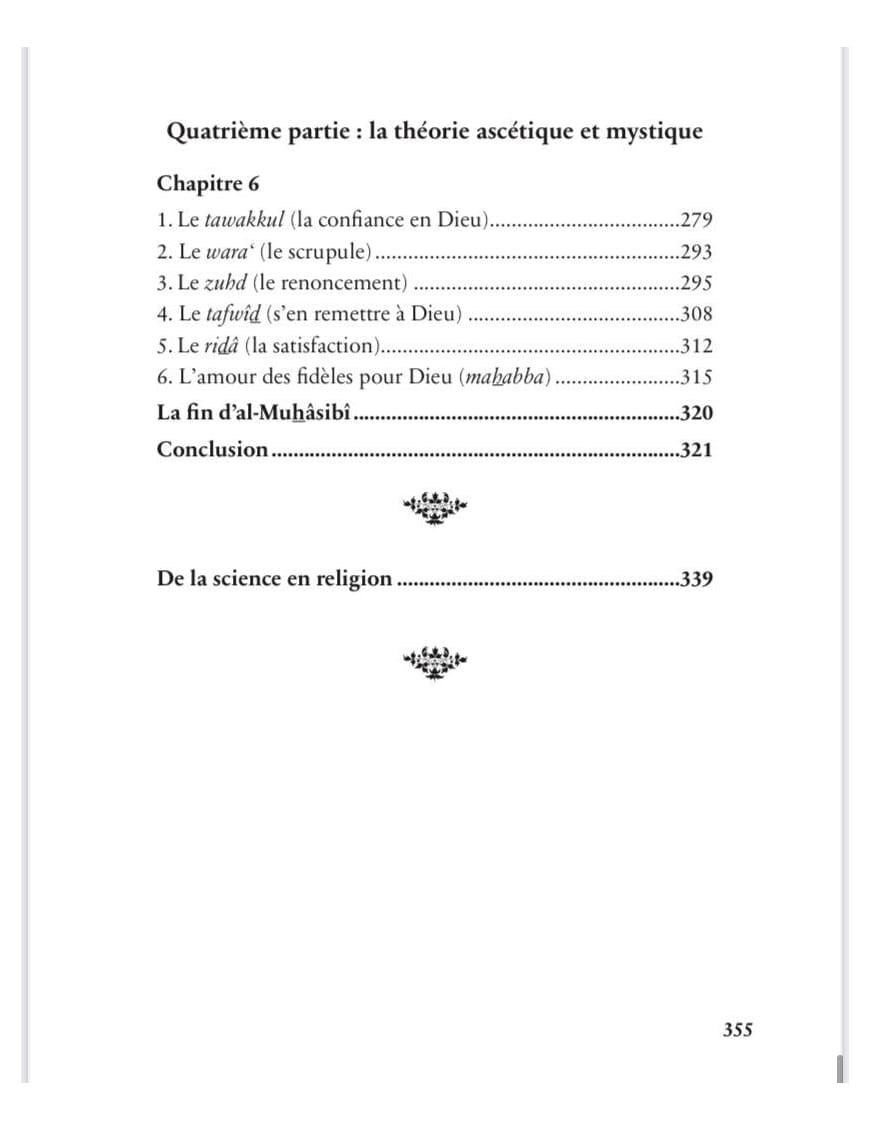 Al-Muhasibi : un mystique musulman religieux et moraliste - Héritage - Al-Bayyinah Al-Bayyinah Livre > Islam > Biographie 9782493295187 Librairie Musulmane Al-imen