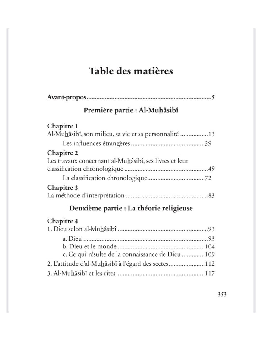 Al-Muhasibi : un mystique musulman religieux et moraliste - Héritage - Al-Bayyinah Al-Bayyinah Livre > Islam > Biographie 9782493295187 Librairie Musulmane Al-imen