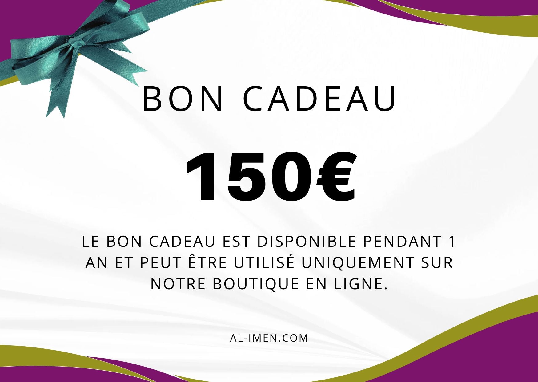 Carte - Cadeau pour Musulman(e)s | Al - imen 10,00€ Al - imen