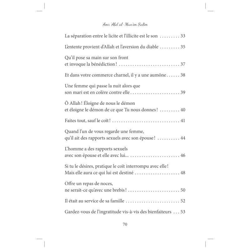 Comment réussir son mariage, 30 conseils du prophète - Amr 'Abd al-Mun'im Salîm - Editions Al hadith - éditions Al-Hadîth Al-Hadîth Livre Islam Mariage 9782875452658 Librairie Musulmane Al-imen
