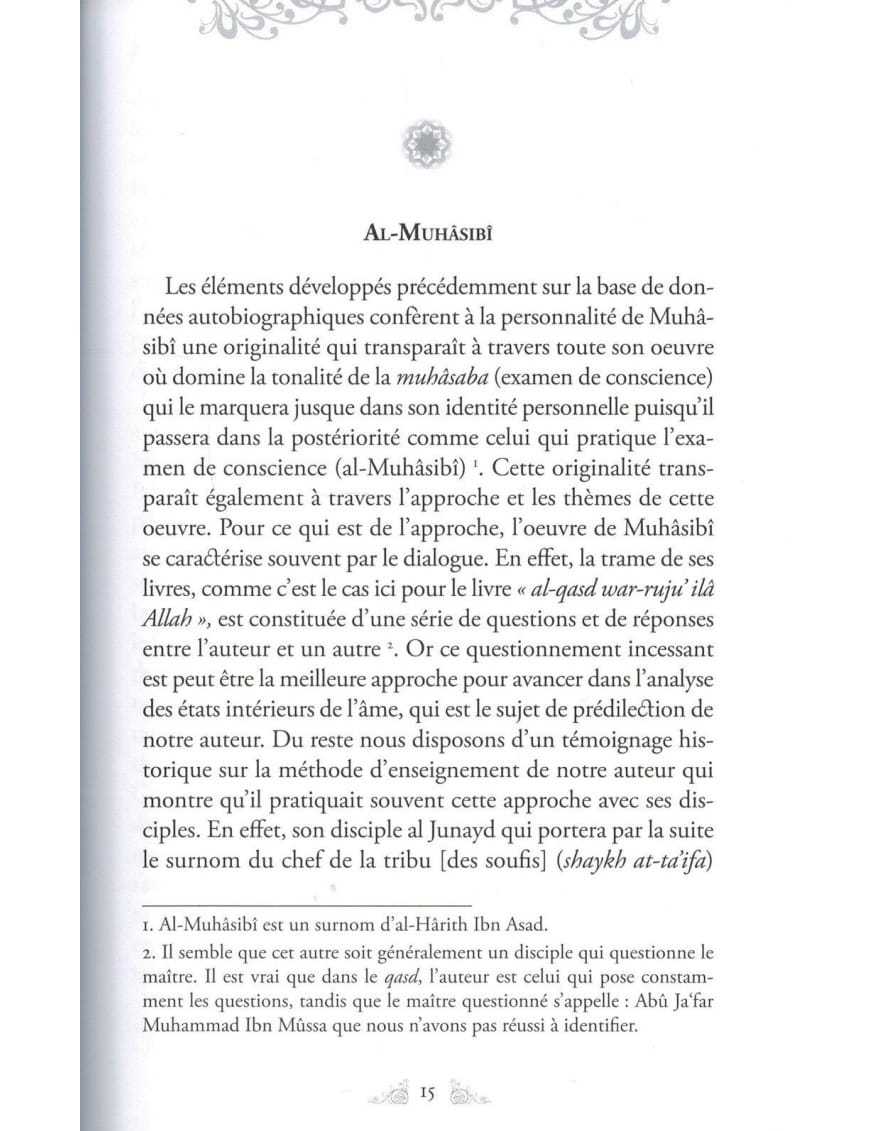 Comment se rapprocher d'Allah ? - Al-Harîth Al-Muhâsibî - Spiritualité Musulmane - Editions IQRA - Éditions Iqra Iqra Livre > Islam > Foi et Spiritualité 9782916316864 Librairie Musulmane Al-imen
