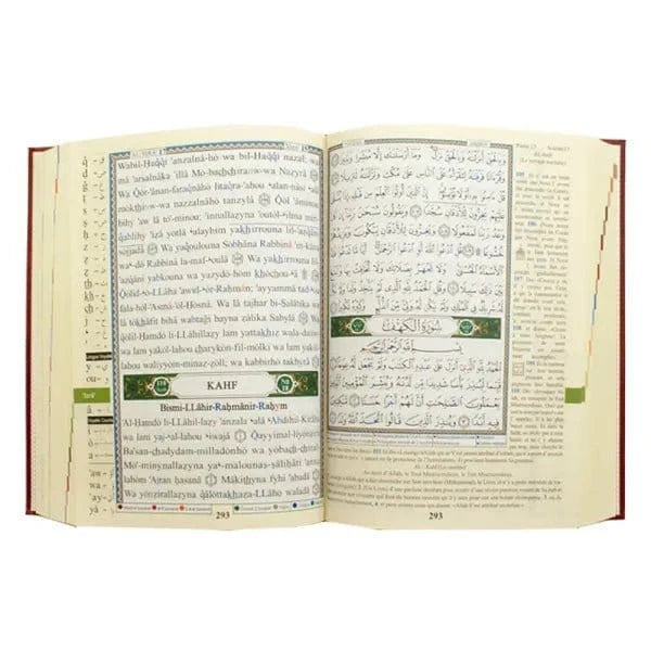 Coran Al-Tajwid avec traduction des sens en français avec index des concepts et themes principaux - Avec phonétique Dar Al Ma'rifa Coran / Qur'an > Arabe Français Phonétique Librairie Musulmane Al-imen