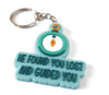 He found you lost and guided you sleutelhanger Al - imen