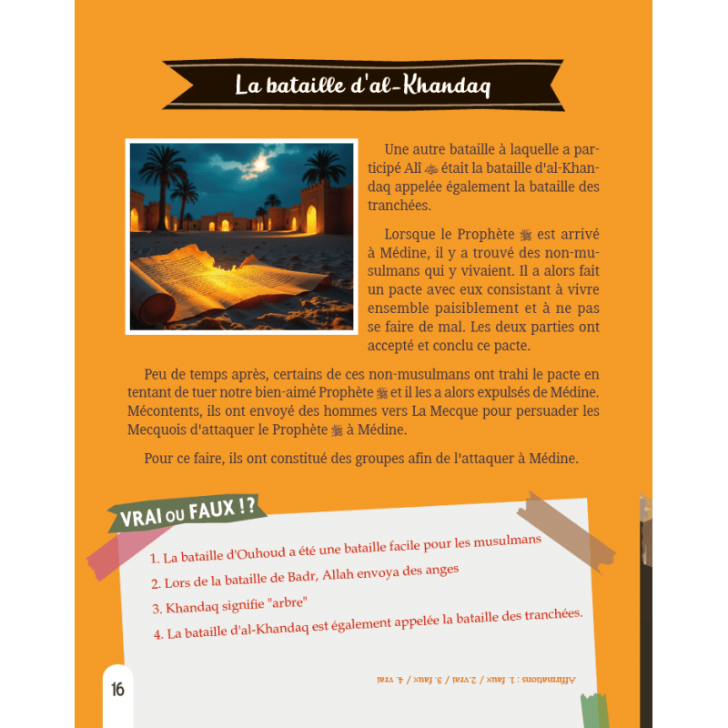 L'histoire du compagnon Alî ibn abî Tâlib - Éditions Al-Hadîth - L&S Al-Hadîth Livre Islam Enfant 9782875453808 Librairie Musulmane Al-imen