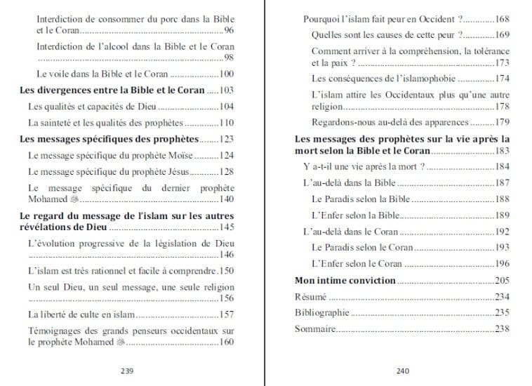 La Bible et le Coran : Ressemblances et Divergences — Orientica | Dialogue Interreligieux Orientica Livres > Islam > Introduction ou Nouveau Converti 9782356351777 Librairie Musulmane Al-imen