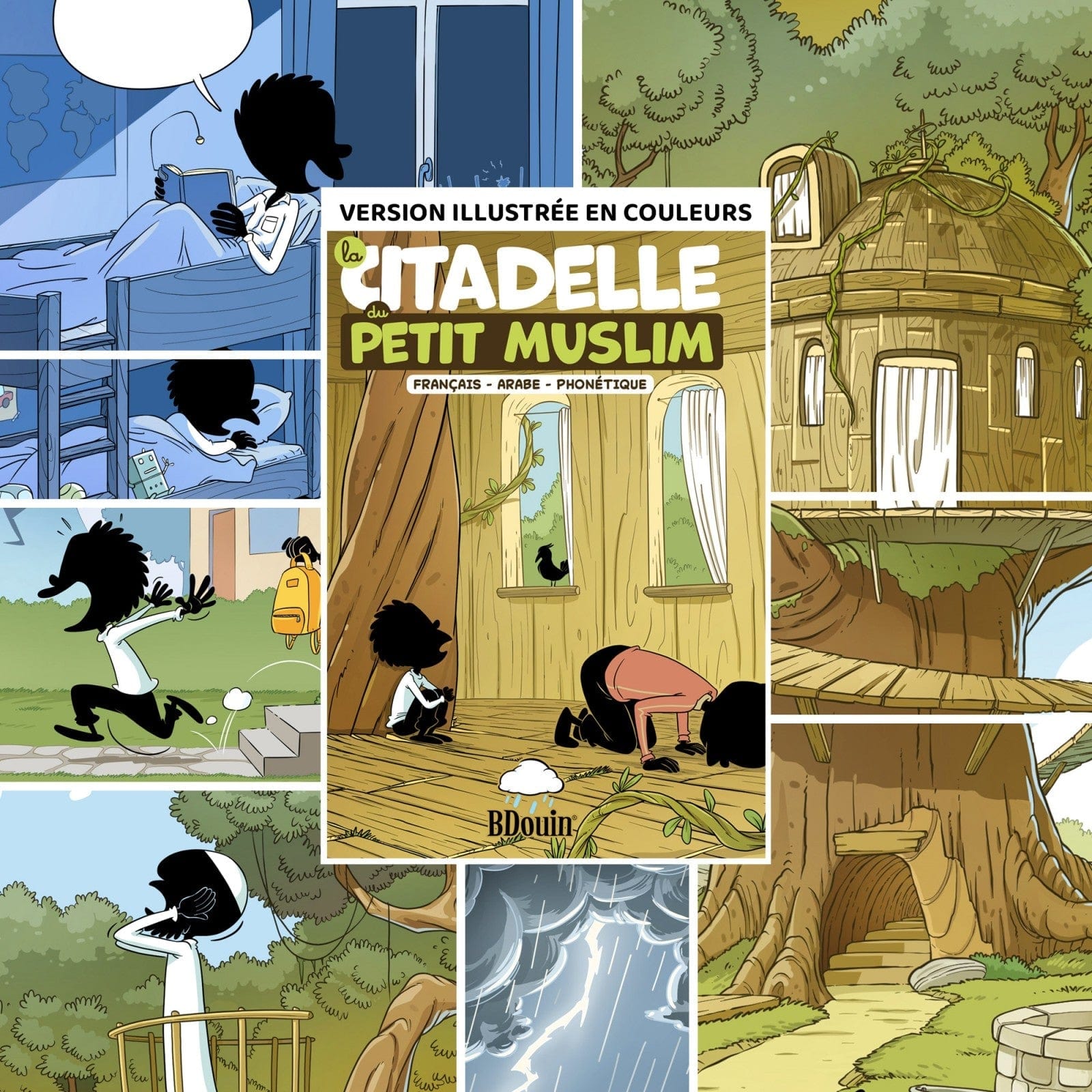 La citadelle du petit musulman, de Norédine Allam (Français-Arabe-Phonétique) BDouin Livre > Islam > Invocations (Dou'as) > Citadelle du Musulman 9789998797970 Librairie Musulmane Al-imen