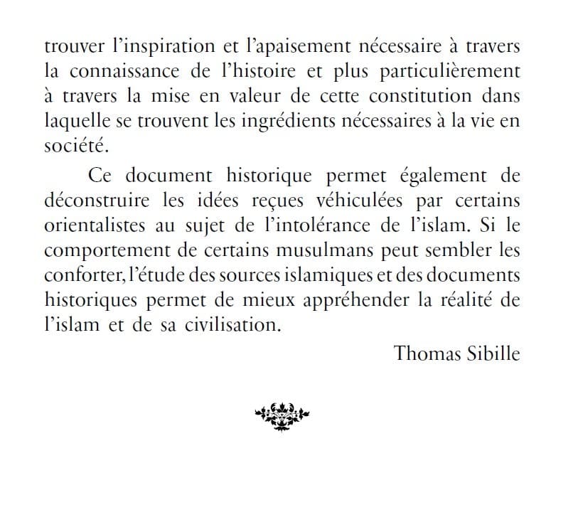 La Constitution de Médine : un document fondamental de l'époque du Prophète par Muhammad Hamidullah Héritage Livre > Islam 9782385544867 Librairie Musulmane Al-imen