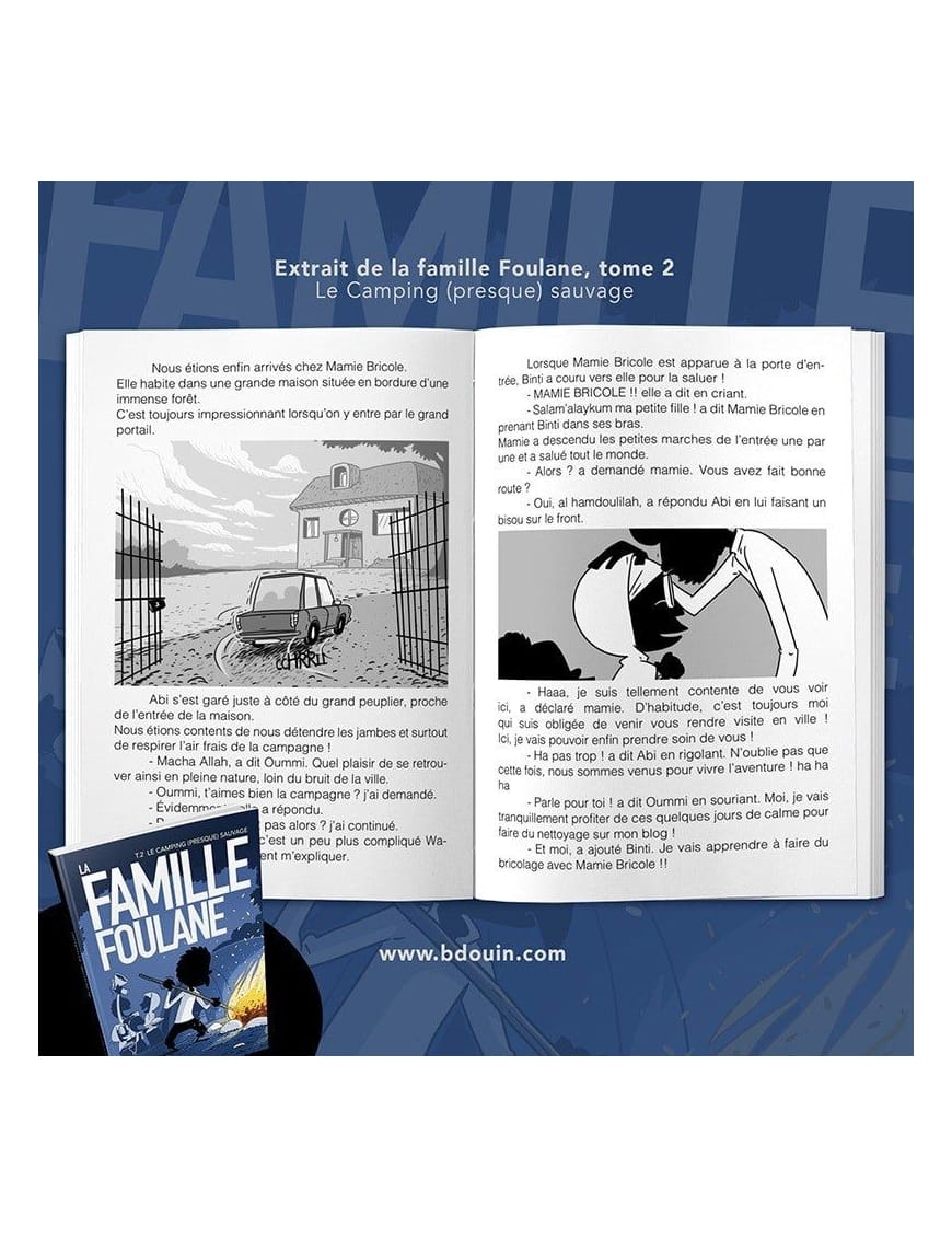 La Famille Foulane (Tome 2) - Camping (presque) sauvage - BDouin - BDouin BDouin Livre Islam Enfant 9789998797932 Librairie Musulmane Al-imen