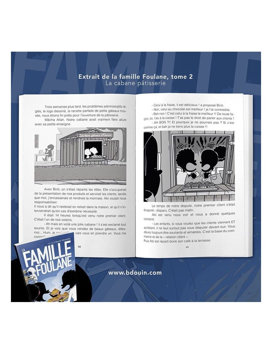 La Famille Foulane (Tome 3) - La Cabane Pâtisserie - BDouin - BDouin BDouin Livre Islam Enfant 9789998797963 Librairie Musulmane Al-imen