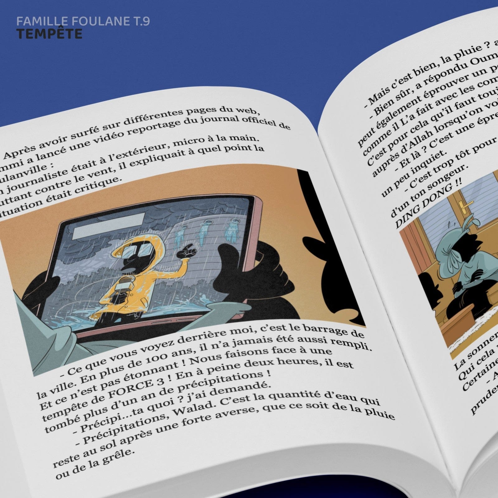 La Famille Foulane (Tome 9) : Tempête - NORDINE ALLAM - BDouin - Muslim Show BDouin Livre Islam Enfant 9789998797819 Librairie Musulmane Al-imen