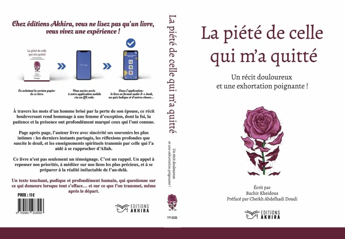 La piété de celle qui m'a quitté de Bachir Kheidous Akhira Livre Islam 9782380726356 Librairie Musulmane Al-imen