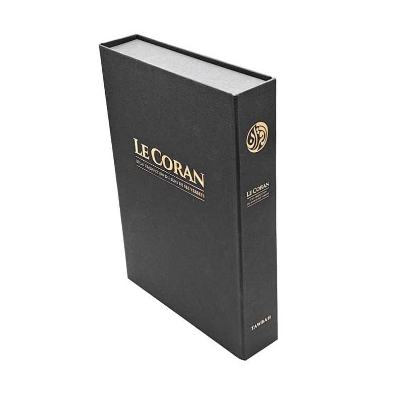Le Coran et la traduction du sens de ses versets (Français/Arabe) - Coffret + Sac Moyen et Grand Format - Editions Tawbah Tawbah Coran Librairie Musulmane Al-imen