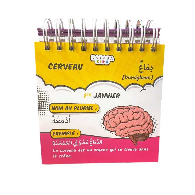 Le mot du jour - un nouveau mot chaque jour - arabe & français - Éditions Kataba Kataba Jeu Islam 9782957210152 Librairie Musulmane Al-imen