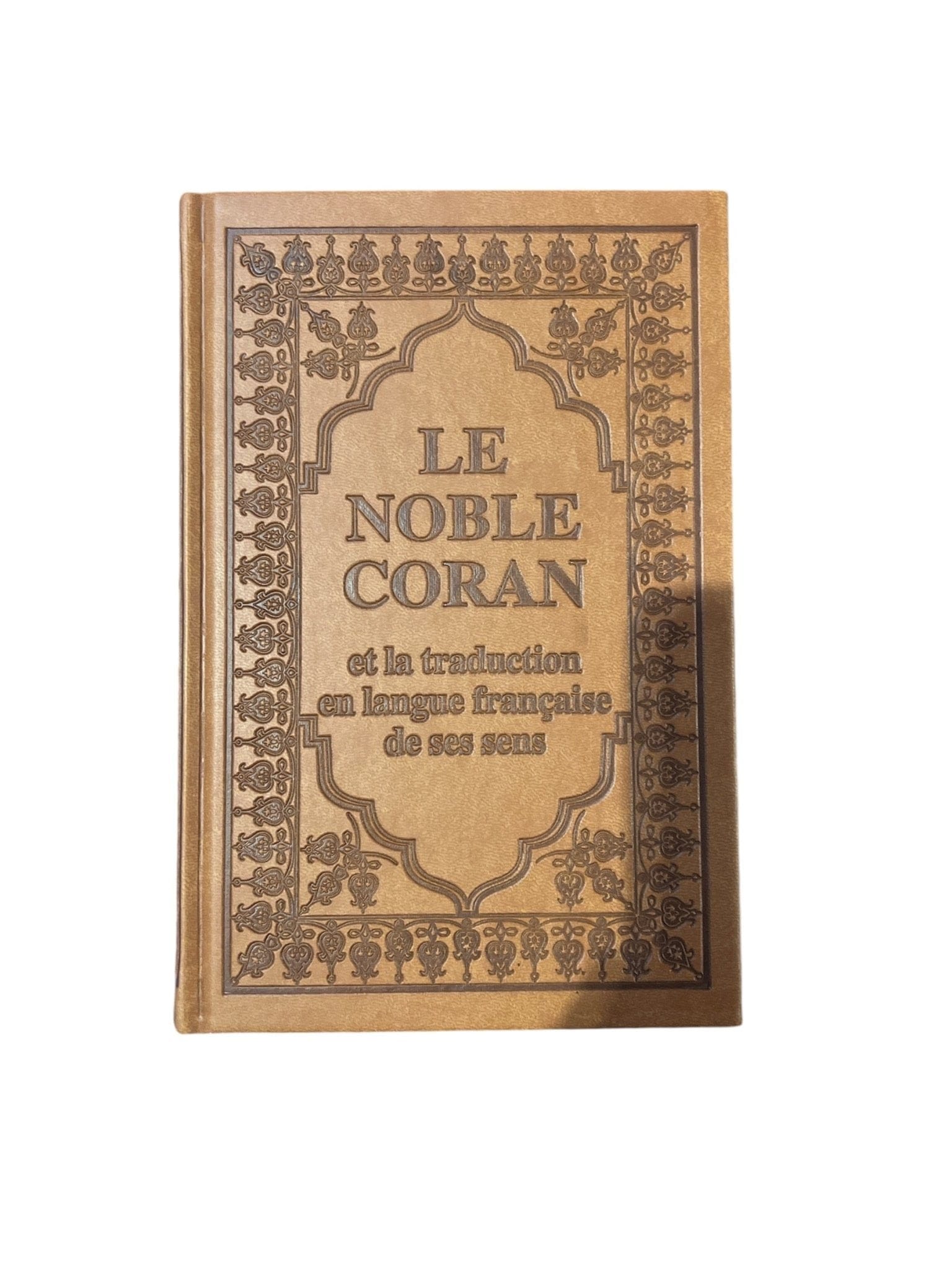 Le Noble Coran et la traduction en langue française de ses sens - bilingue arabe-français - Couverture rigide similicuir marron avec dorure Ibn Hazm Coran Marron 5430000017008 Librairie Musulmane Al-imen