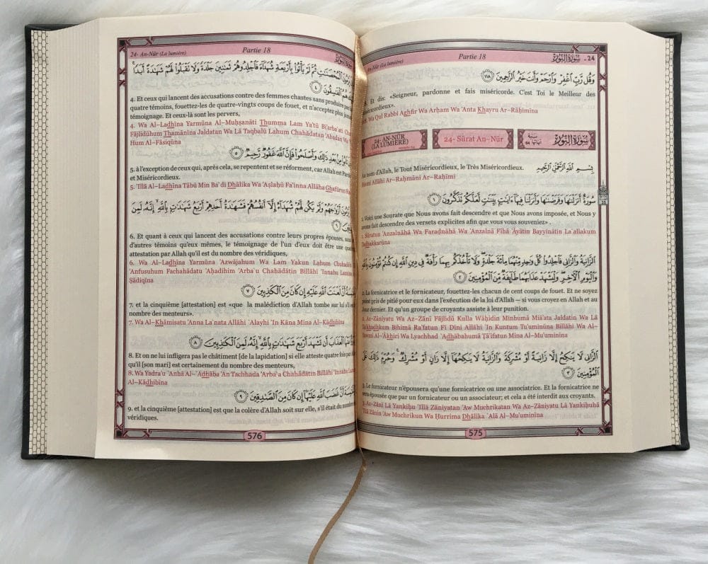 Le Saint Coran Arabe / Français / Phonétique — Traduction officielle Roi Fahd | Orientica | Couverture Noir Orientica Coran / Qur'an > Arabe Français Phonétique 9782356352491 Librairie Musulmane Al-imen