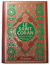 Le Saint Coran en langue arabe + Transcription (phonétique) et Traduction des sens en français - Edition de luxe (Couverture en cuir dorée) - Très grand format - Livres par édition par Orientica disponible chez Al - imen