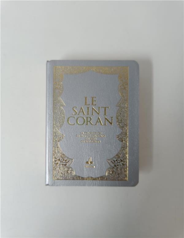 Le Saint Coran et la traduction en langue française du sens de ses versets (Poche) Al Bouraq Coran Argent 9791022510691 Librairie Musulmane Al-imen