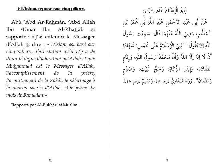 Les 40 Hadiths An-Nawawî — Bilingue Français/Arabe | Orientica | Couverture Rose Orientica Livre > Islam 9782356353887 Librairie Musulmane Al-imen