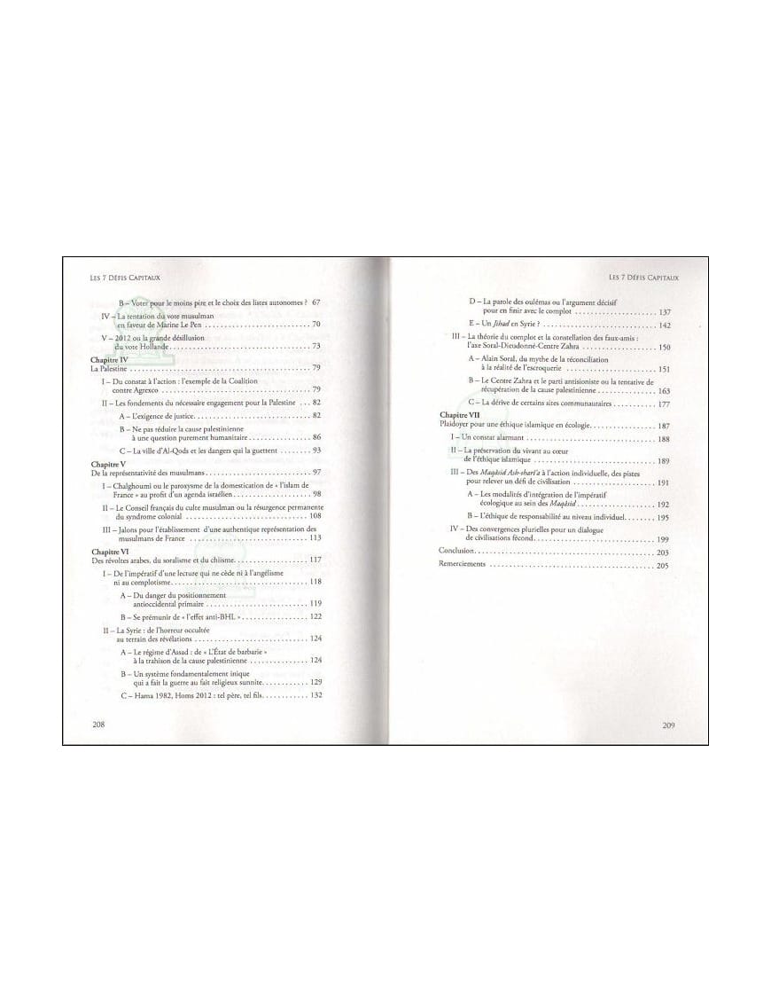 Les 7 défis capitaux : Essai à destination de la communauté musulmane de France - Sana Sana Livre > Islam > Essai 9782356330758 Librairie Musulmane Al-imen