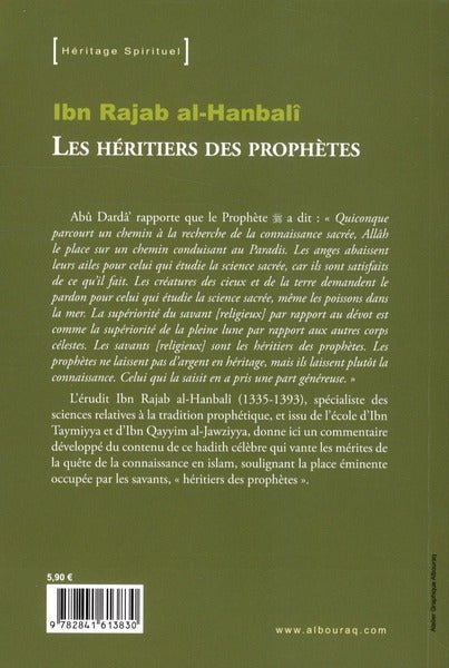 Les héritiers des prophètes par Ibn Rajab Al - Hanbali Al - imen