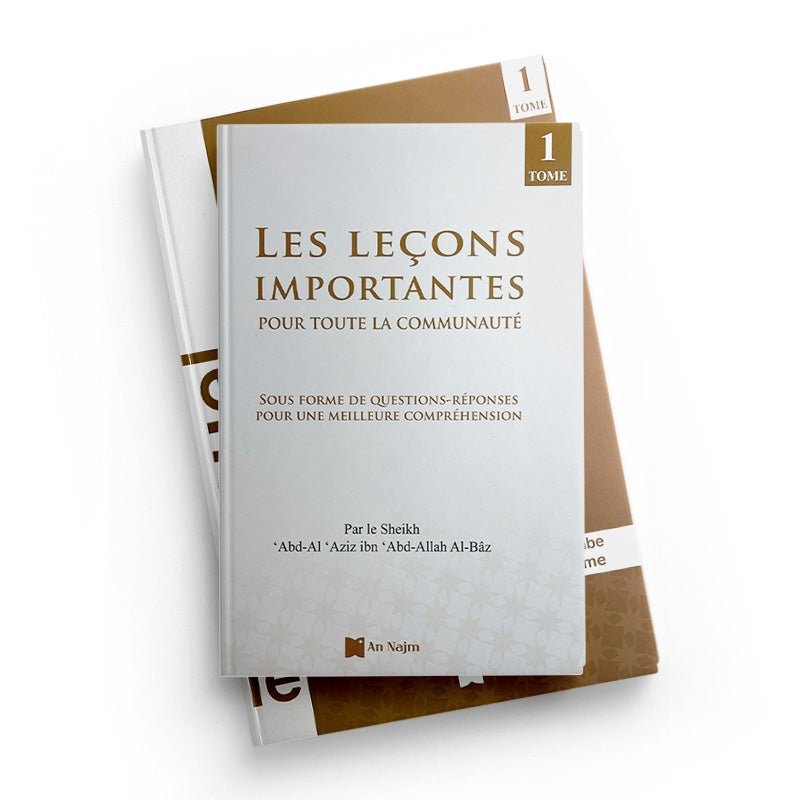 Les Leçons Importantes pour toute la Communauté + Le Manuel d'exercices - Livres par édition par An Najm disponible chez Al - imen