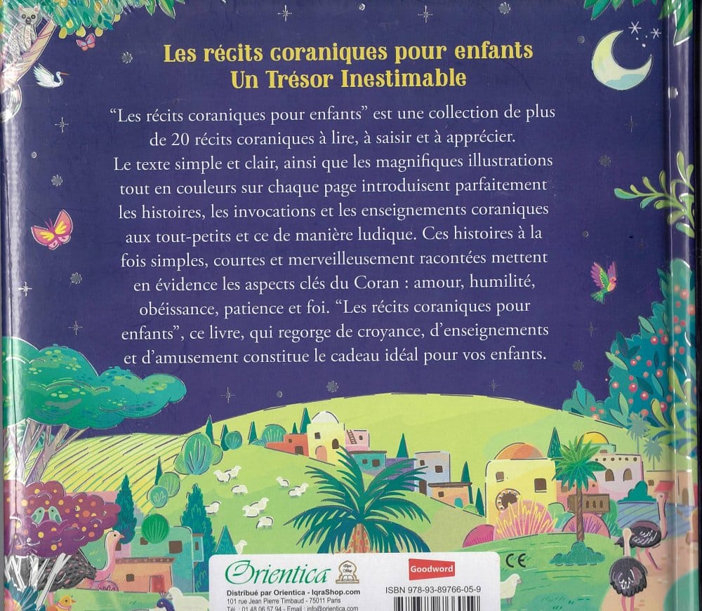 Les Récits Coraniques pour Enfants — Un Trésor Inestimable | Orientica | Livre Islam Illustré Orientica Livre Islam Enfant 9789389766059 Librairie Musulmane Al-imen