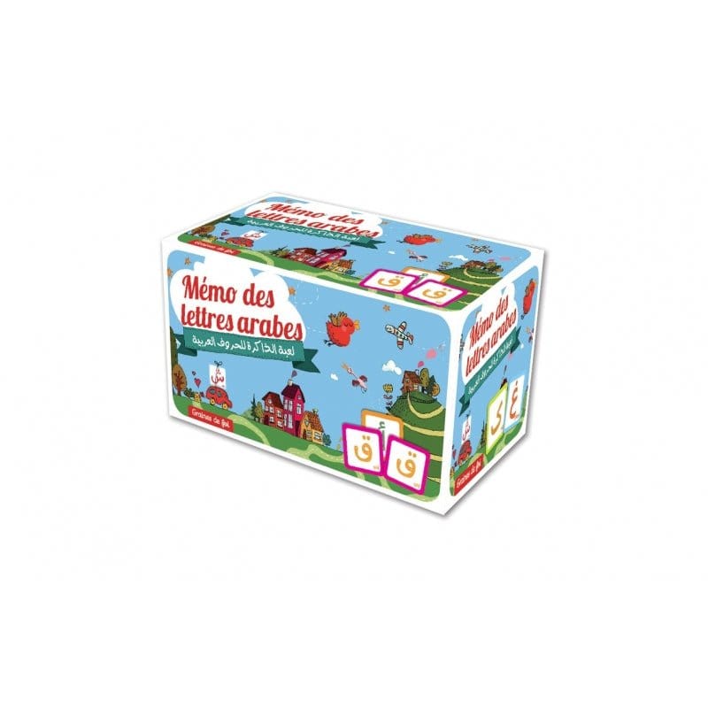 Mémo des lettres arabes: Jeu pour les enfants (Dés 3 ans)- Graines de foi Graines de Foi Jeu Islam 9782930852102 Librairie Musulmane Al-imen