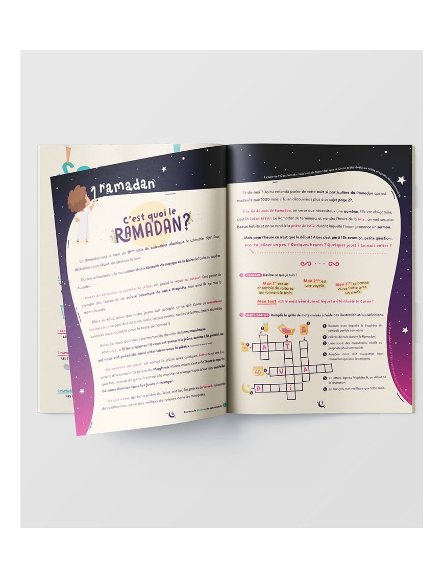 Mon cahier d'activités du ramadan - dès 6 ans - DeeniLearn - DeeniLearn DeeniLearn Livre > Islam > Ramadan 9782931241103 Librairie Musulmane Al-imen