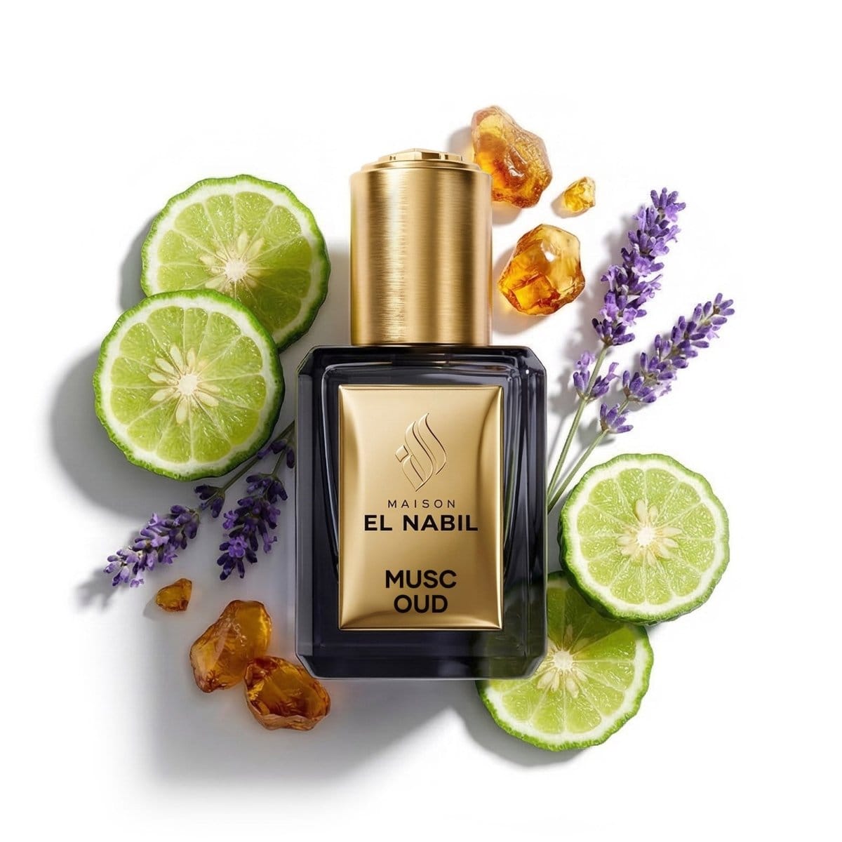 Musc Oud - Homme - Extrait de Parfum Sans Alcool - El Nabil - 5 ml El Nabil Parfums et eaux de Cologne 5060815001963 Librairie Musulmane Al-imen